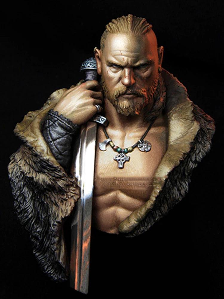 1/10 Ancient Warrior with Sword Bust Resin Model Kit - Unpainted Ziggy's Pop Toy Shoppe