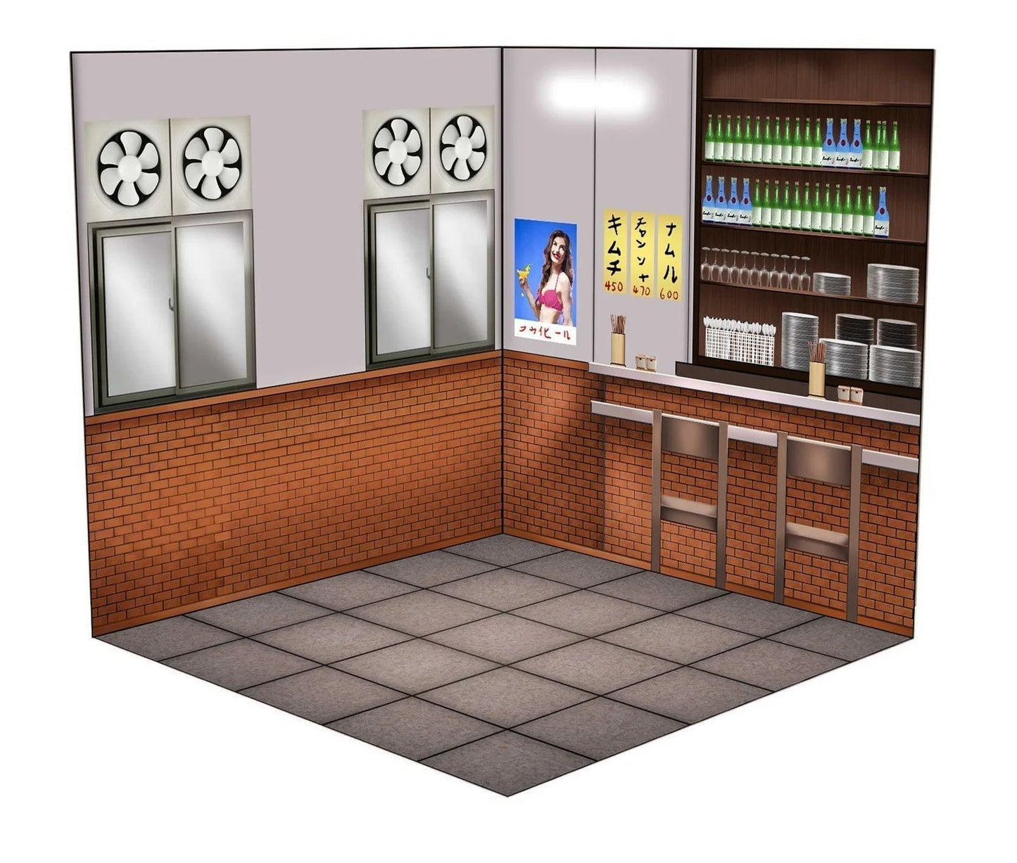 1:12 Miniature Scene Background Dioramas for Action Figures Ziggy's Pop Toy Shoppe