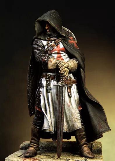 1/18 90mm Templar Sergeant, XIII century Resin Model - Unpainted Ziggy's Pop Toy Shoppe