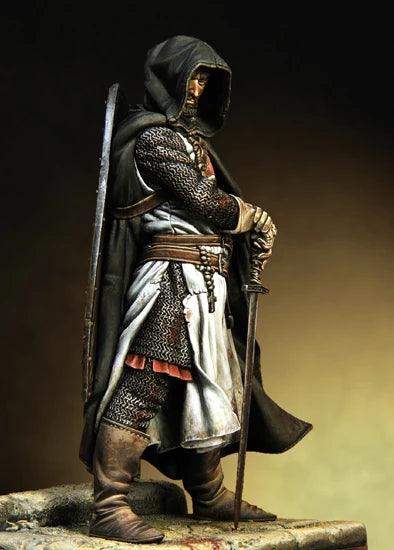 1/18 90mm Templar Sergeant, XIII century Resin Model - Unpainted Ziggy's Pop Toy Shoppe