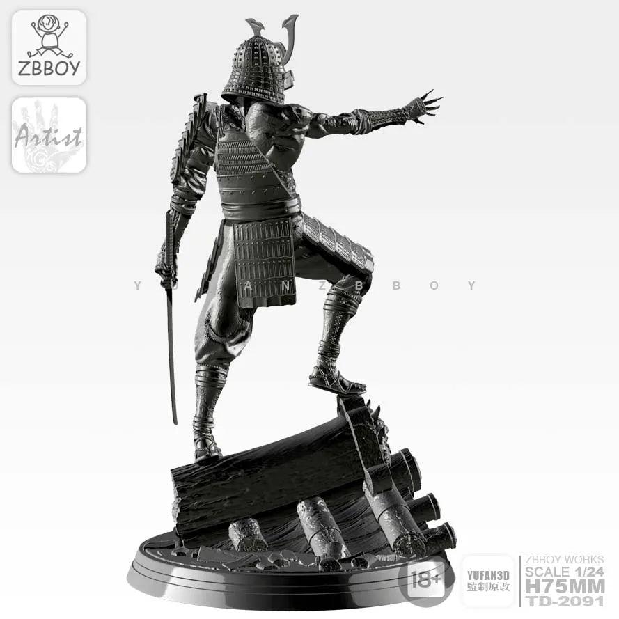 1/24 Skeletal Samurai Resin Kit TD-2091 - Unpainted Ziggy's Pop Toy Shoppe