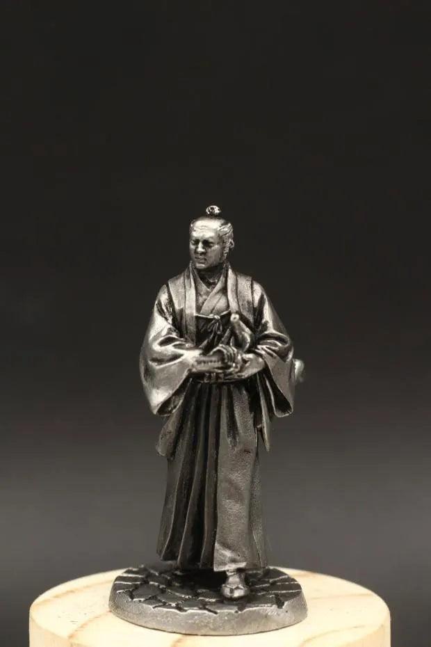 1:32 Scale 54mm Tin Metal Japanese Warring States Ancient Warrior Figurine Ziggy's Pop Toy Shoppe