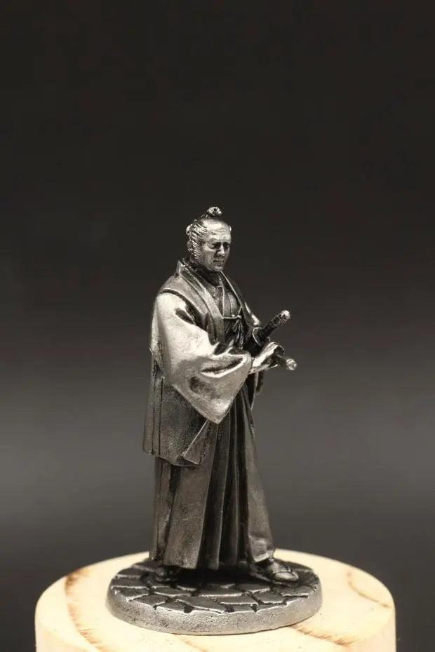 1:32 Scale 54mm Tin Metal Japanese Warring States Ancient Warrior Figurine Ziggy's Pop Toy Shoppe