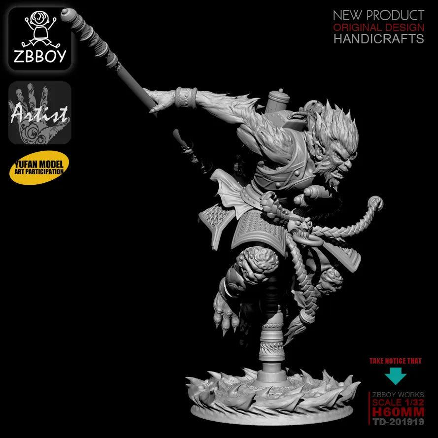 1/32 Wukong Soldier Self-Assembled Resin Kits TD-201919 Ziggy's Pop Toy Shoppe