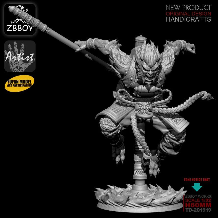 1/32 Wukong Soldier Self-Assembled Resin Kits TD-201919 Ziggy's Pop Toy Shoppe