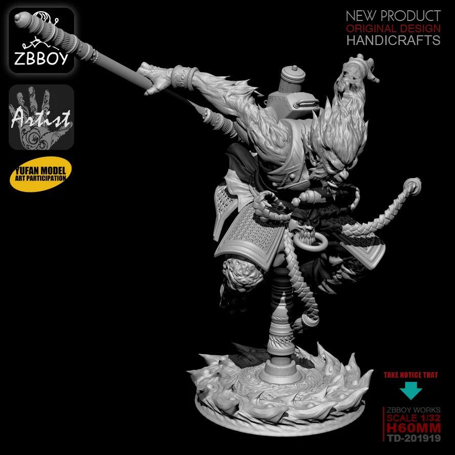 1/32 Wukong Soldier Self-Assembled Resin Kits TD-201919 Ziggy's Pop Toy Shoppe
