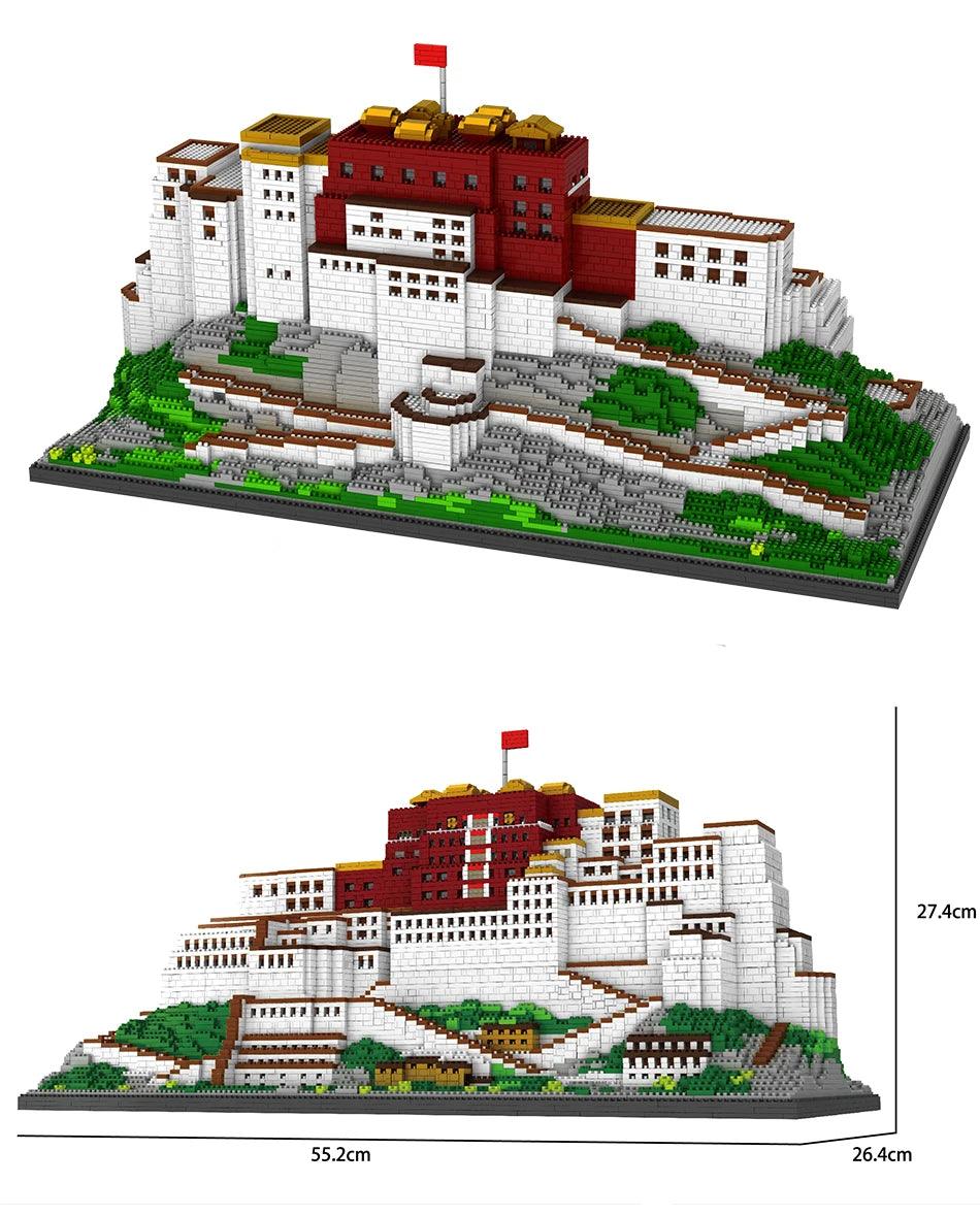 10000+pcs Tibetan Potala Palace Building Block Model Ziggy's Pop Toy Shoppe