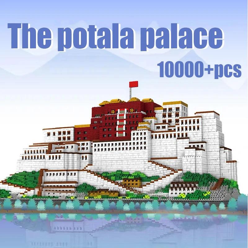 10000+pcs Tibetan Potala Palace Building Block Model Ziggy's Pop Toy Shoppe