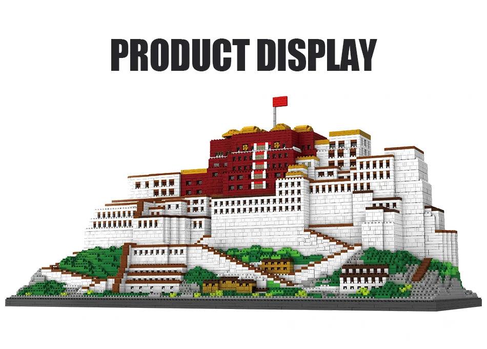 10000+pcs Tibetan Potala Palace Building Block Model Ziggy's Pop Toy Shoppe