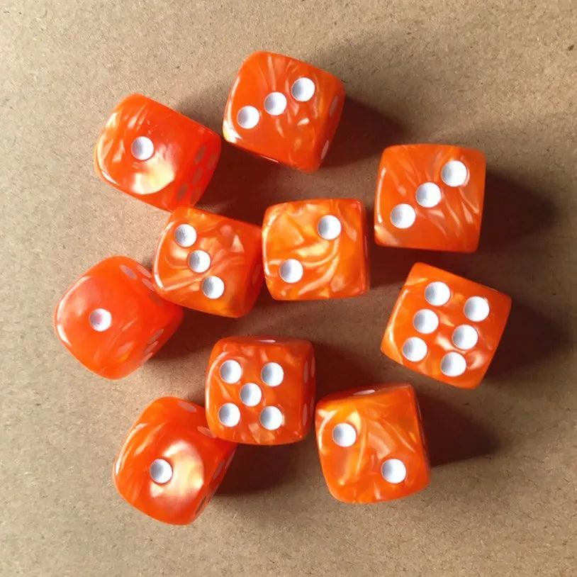 10pcs Set Round Corner Pearl Gem Dice Sets Ziggy's Pop Toy Shoppe