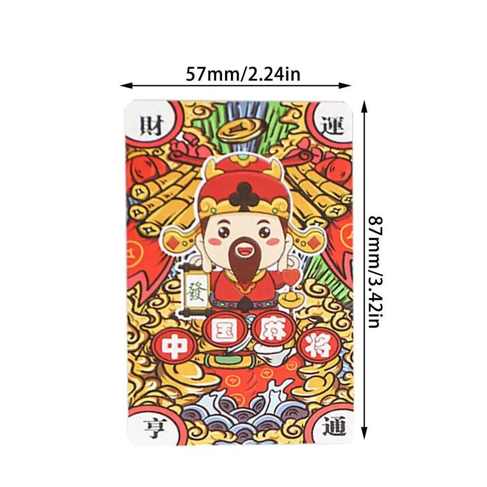 144 pcs Mahjong Playing Card Set Ziggy's Pop Toy Shoppe