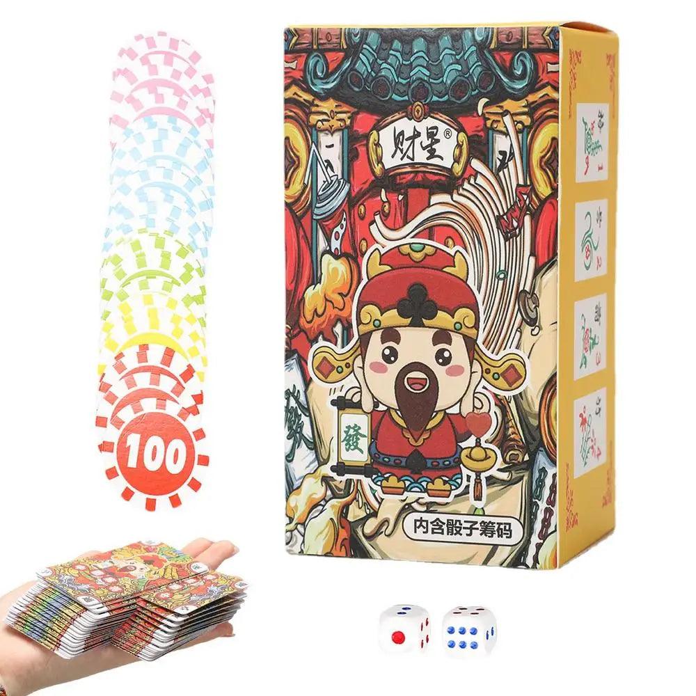 144 pcs Mahjong Playing Card Set Ziggy's Pop Toy Shoppe