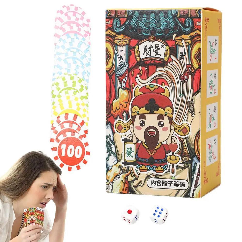 144 pcs Mahjong Playing Card Set Ziggy's Pop Toy Shoppe