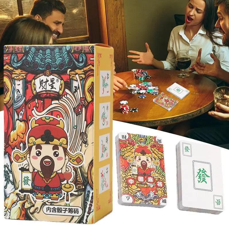 144 pcs Mahjong Playing Card Set Ziggy's Pop Toy Shoppe
