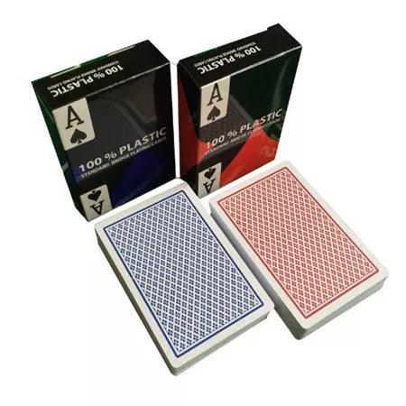 2-Deck Poker Plastic Playing Cards Ziggy's Pop Toy Shoppe