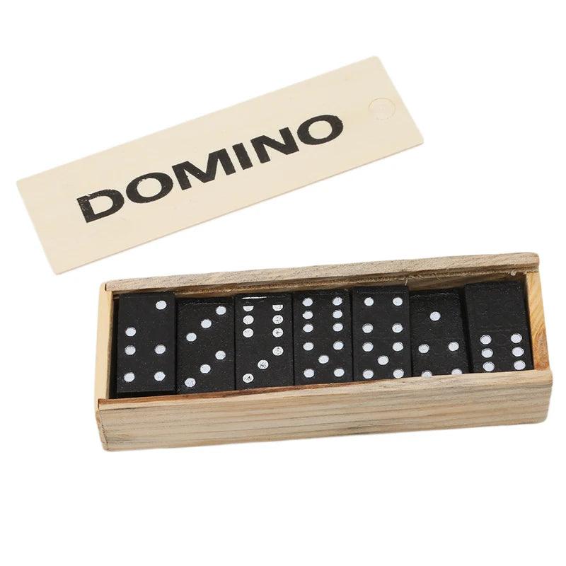 28 Pcs/Set Wooden Domino Set Ziggy's Pop Toy Shoppe