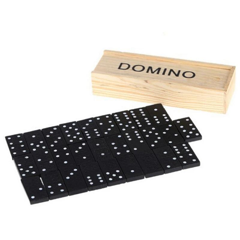 28 Pcs/Set Wooden Domino Set Ziggy's Pop Toy Shoppe