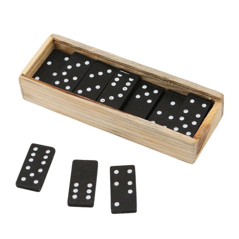 28 Pcs/Set Wooden Domino Set Ziggy's Pop Toy Shoppe