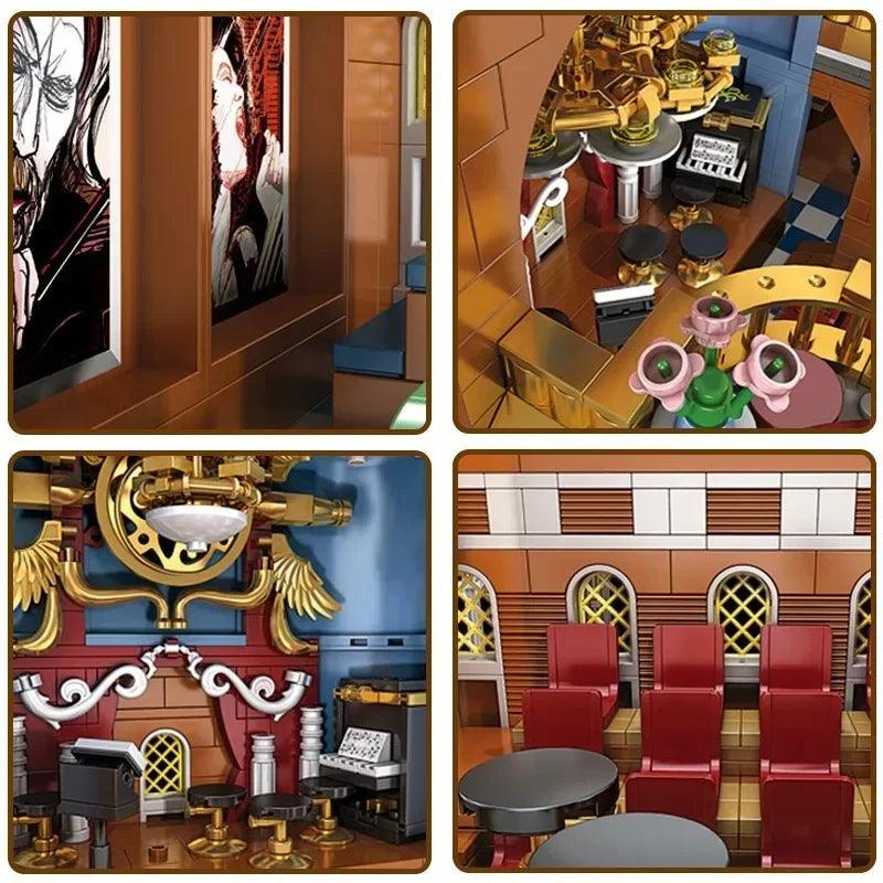 2875pcs MOC Novatown Concert Hall Building Blocks Set Ziggy's Pop Toy Shoppe