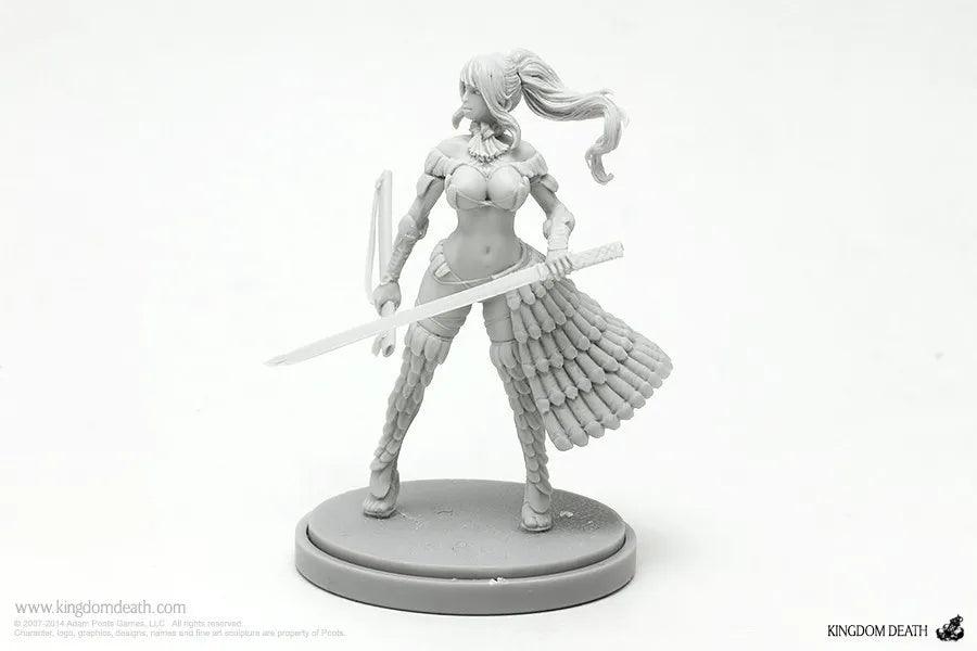 30mm 28196 Female Warrior Resin Kit - Unpainted Ziggy's Pop Toy Shoppe