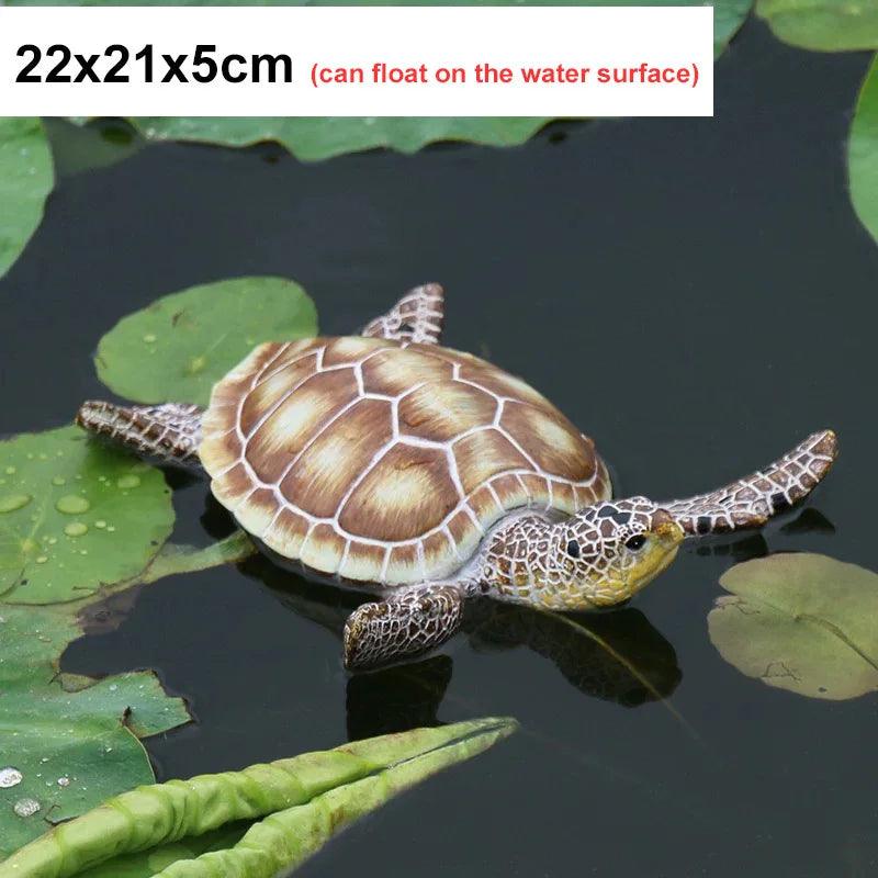33/24/14cm Resin Turtle Figurines Ziggy's Pop Toy Shoppe