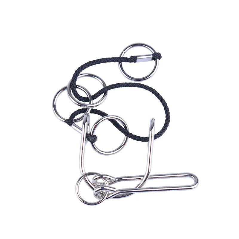 3D Metal Puzzle Loop and Bracket Brain Teaser Ziggy's Pop Toy Shoppe