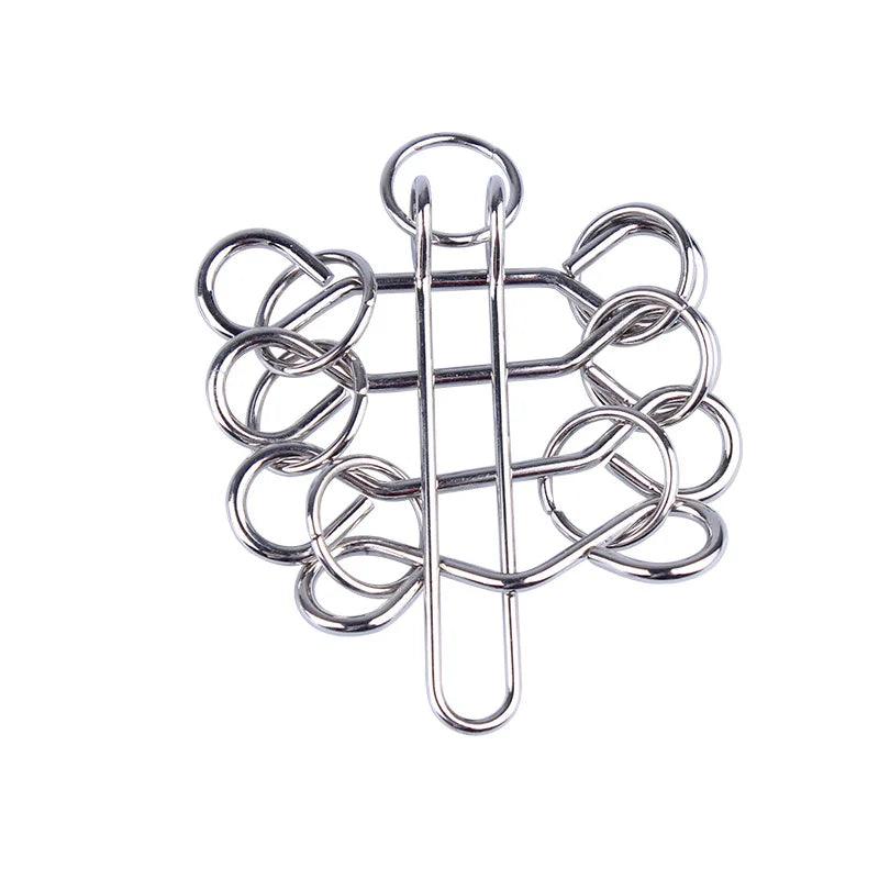 3D Metal Puzzle Ring Madness Brain Teaser Ziggy's Pop Toy Shoppe