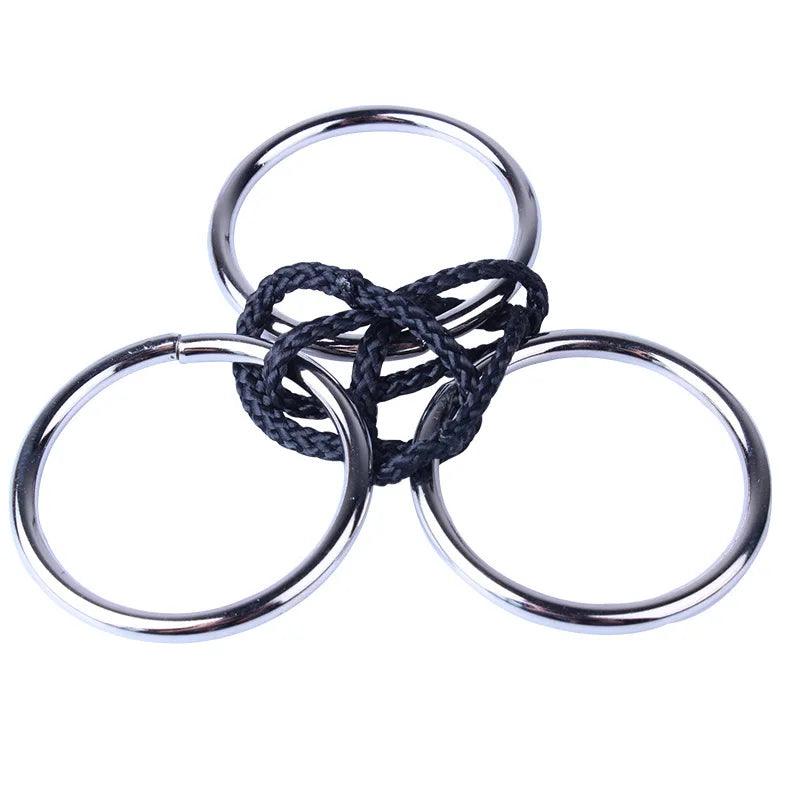 3D Metal Puzzle Rings Brain Teaser Ziggy's Pop Toy Shoppe