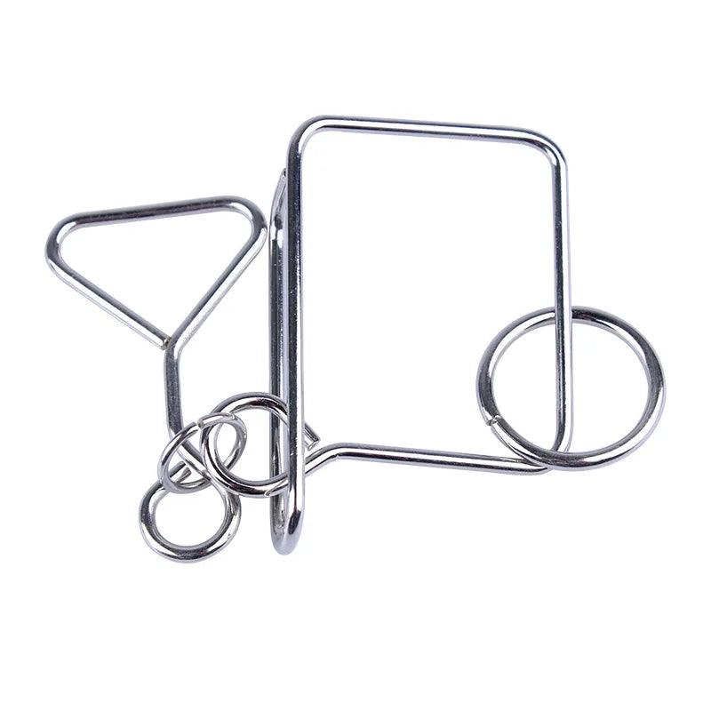 3D Metal Puzzle Slip the Square Brain Teaser Ziggy's Pop Toy Shoppe