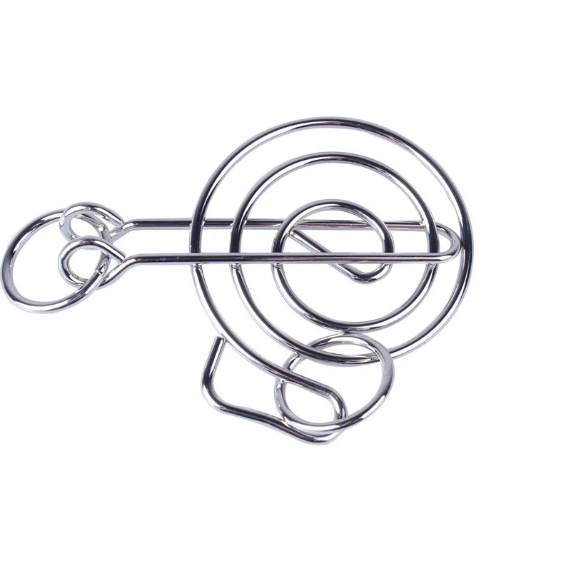 3D Metal Puzzle Spiral Brain Teaser Ziggy's Pop Toy Shoppe