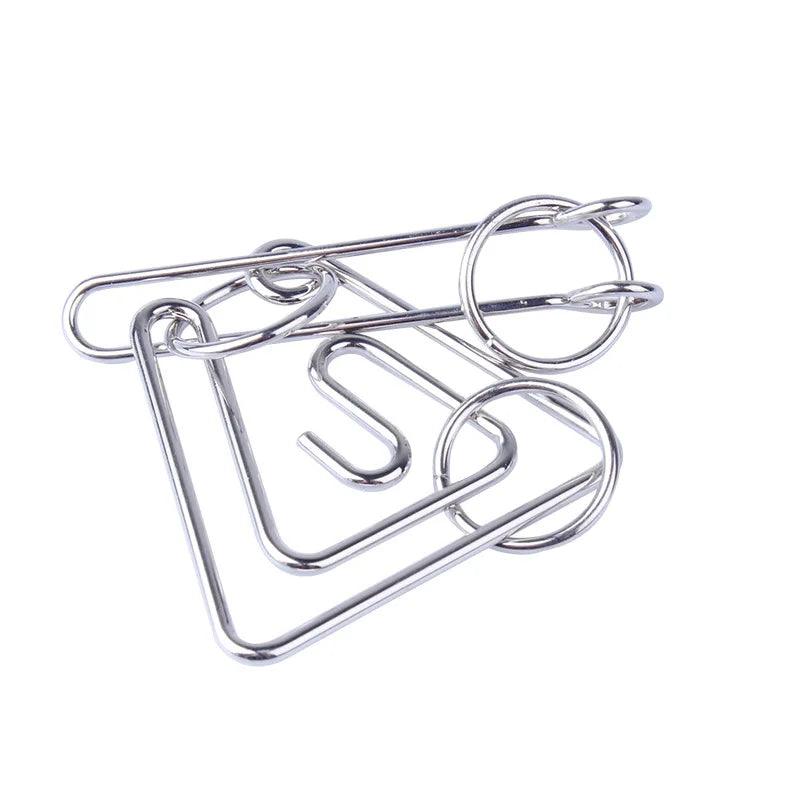 3D Metal Puzzle Trapezoid Brain Teaser Ziggy's Pop Toy Shoppe