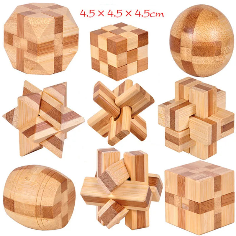 4.5cm Six Links Brain Teaser Ziggy's Pop Toy Shoppe