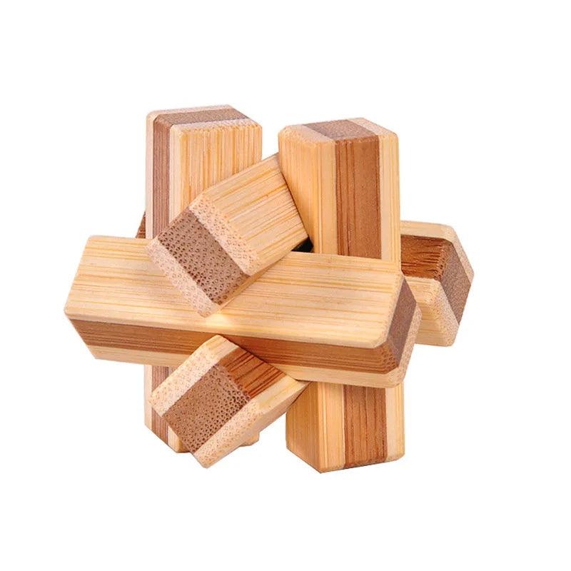 4.5cm Wooden Knot Brain Teaser Ziggy's Pop Toy Shoppe