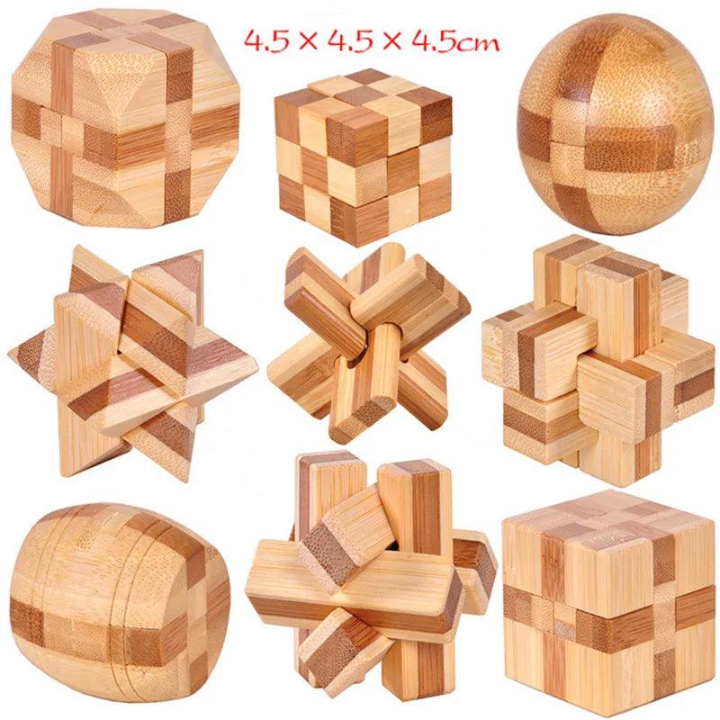 4.5cm Wooden Knot Brain Teaser Ziggy's Pop Toy Shoppe