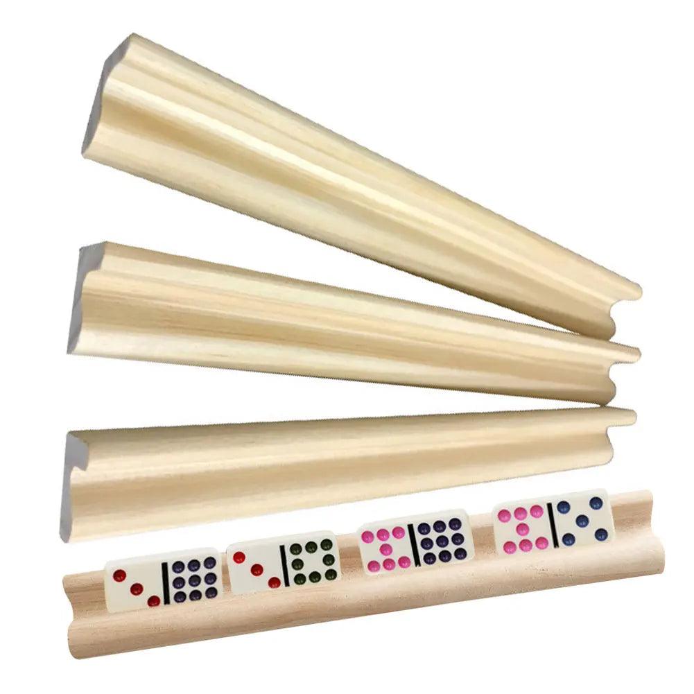 4 Domino Wooden Trays for Expert Players Ziggy's Pop Toy Shoppe
