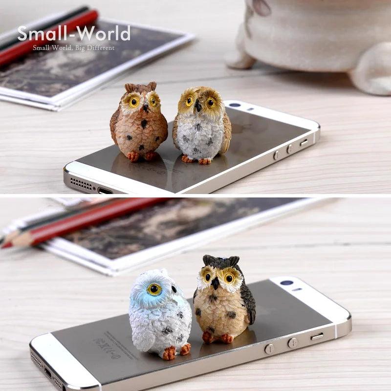 4-Piece Owl Figurines for Home or Garden Ziggy's Pop Toy Shoppe
