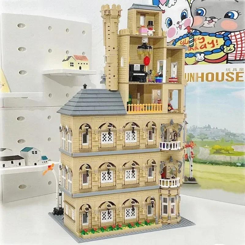 4851PCS ZHE GAO MOC 01006 Fun House Building Blocks Set Ziggy's Pop Toy Shoppe