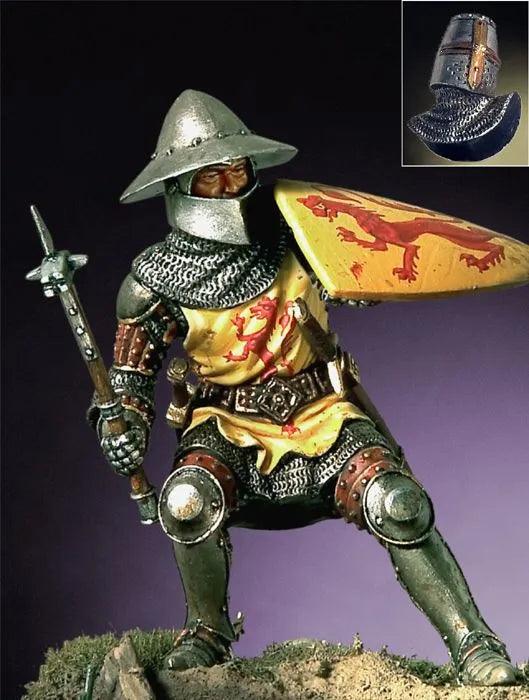 54mm Crusader Knight 1350-1370 Resin Kit - Unpainted Ziggy's Pop Toy Shoppe