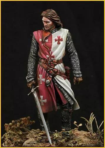 54mm Kingdom of Heaven Knight Resin Kit - Unpainted Ziggy's Pop Toy Shoppe