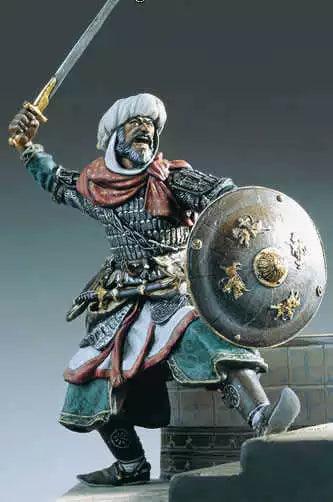 54mm Saracen Warrior XI-XIV c. Resin Kit - Unpainted Ziggy's Pop Toy Shoppe