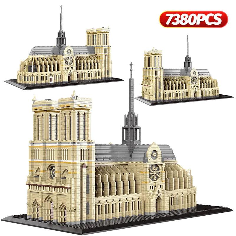 7380pcs+ Notre Dame Building Block Set Ziggy's Pop Toy Shoppe