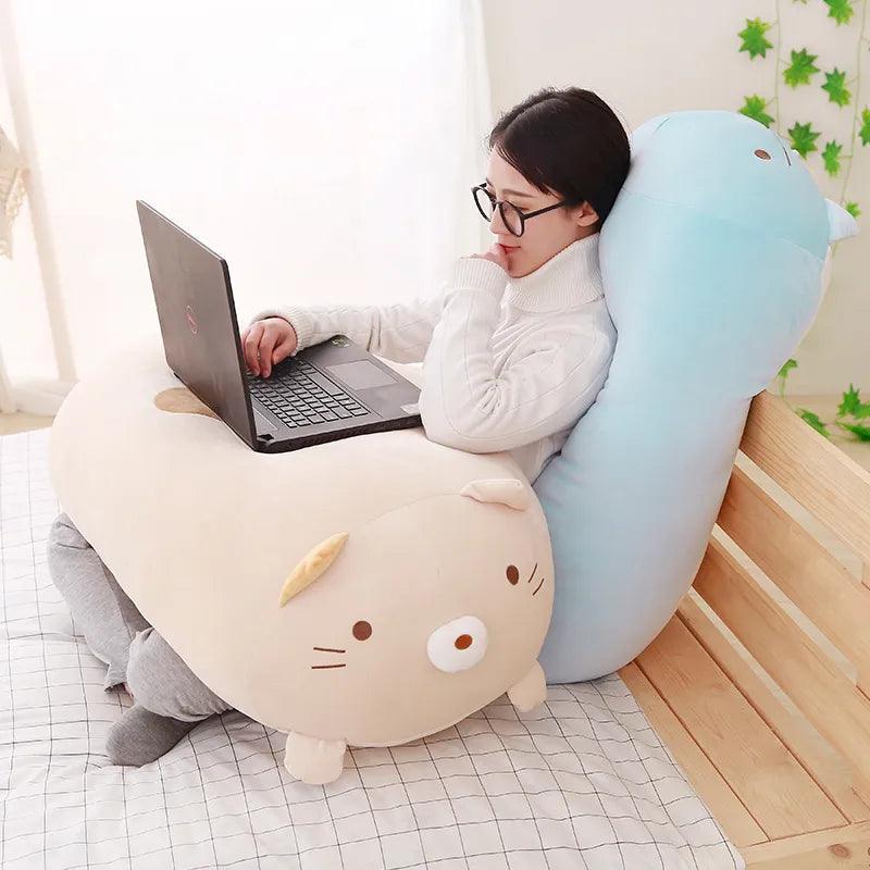 90cm Soft Animal Cartoon Cat Plush Toy Ziggy's Pop Toy Shoppe