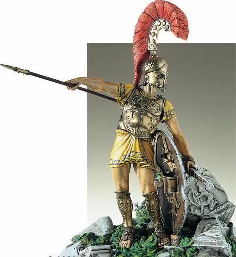 90mm Greek Hoplite Warrior Resin Kit - Unpainted Ziggy's Pop Toy Shoppe