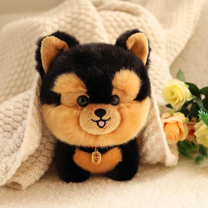 Adorable Furry Plush Corgi Dog Plush Toys Ziggy's Pop Toy Shoppe