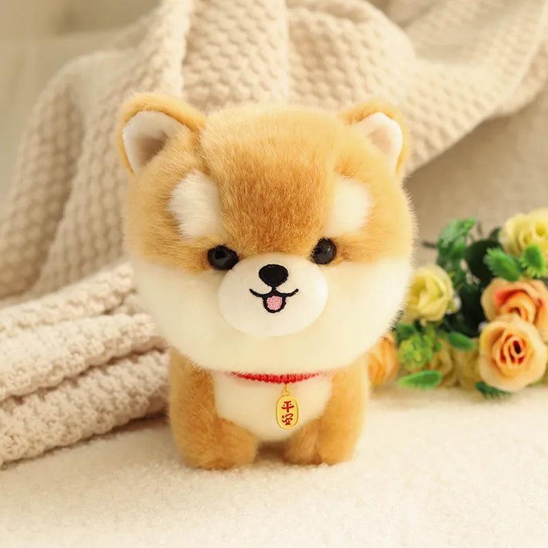 Adorable Furry Plush Corgi Dog Plush Toys Ziggy's Pop Toy Shoppe