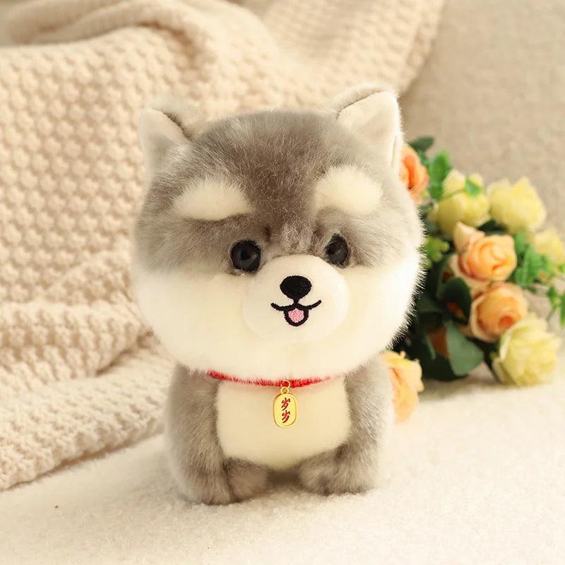 Adorable Furry Plush Corgi Dog Plush Toys Ziggy's Pop Toy Shoppe