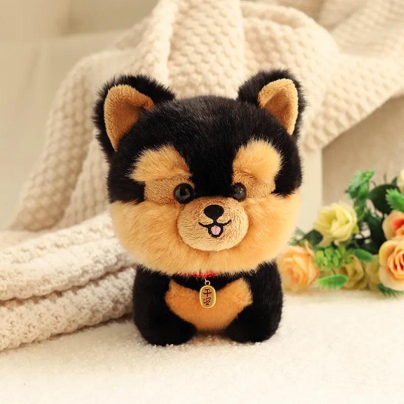 Adorable Furry Plush Corgi Dog Plush Toys Ziggy's Pop Toy Shoppe