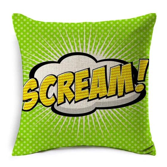 American POP Art Cushion Covers Ziggy's Pop Toy Shoppe