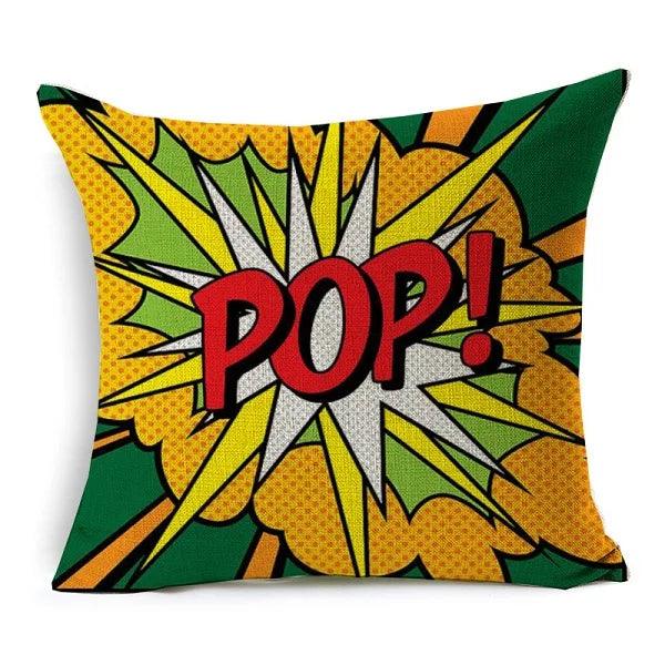 American POP Art Cushion Covers Ziggy's Pop Toy Shoppe