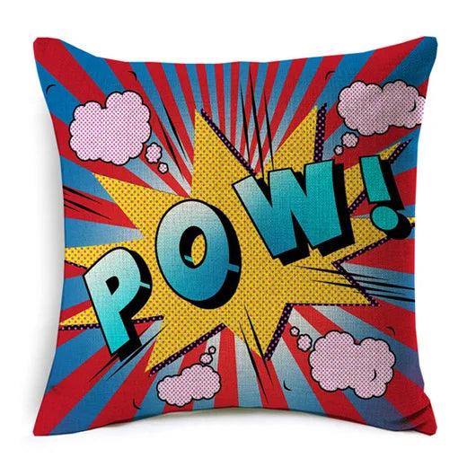 American POP Art Cushion Covers Ziggy's Pop Toy Shoppe